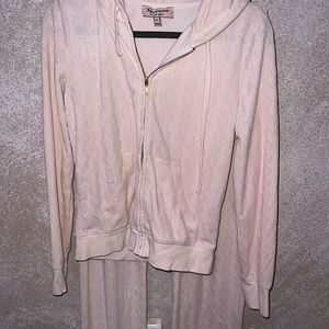 WHITE JUICY COUTURE VINTAGE TRACKSUIT